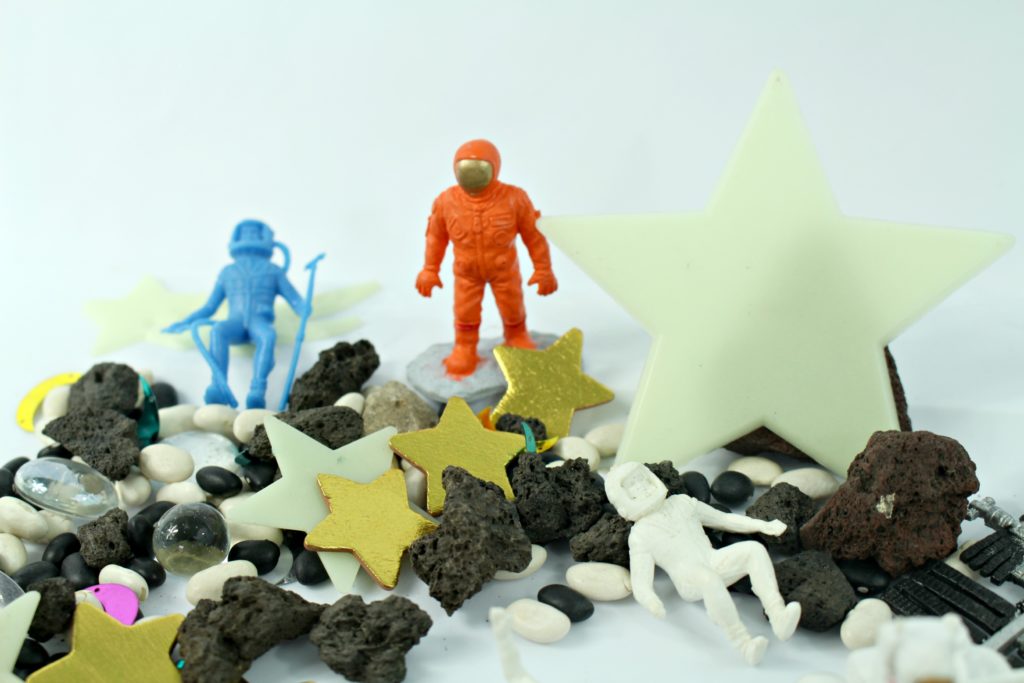 Outer Space Sensory Bin DIY - jenny at dapperhouse