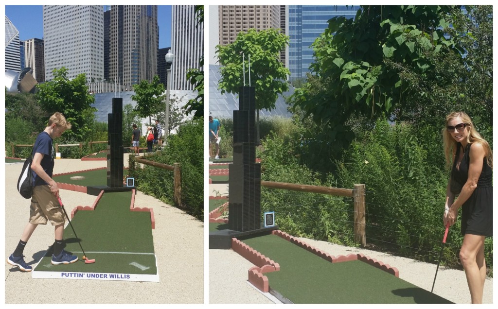 Willis tower City Mini Golf Chicago - jenny at dapperhouse