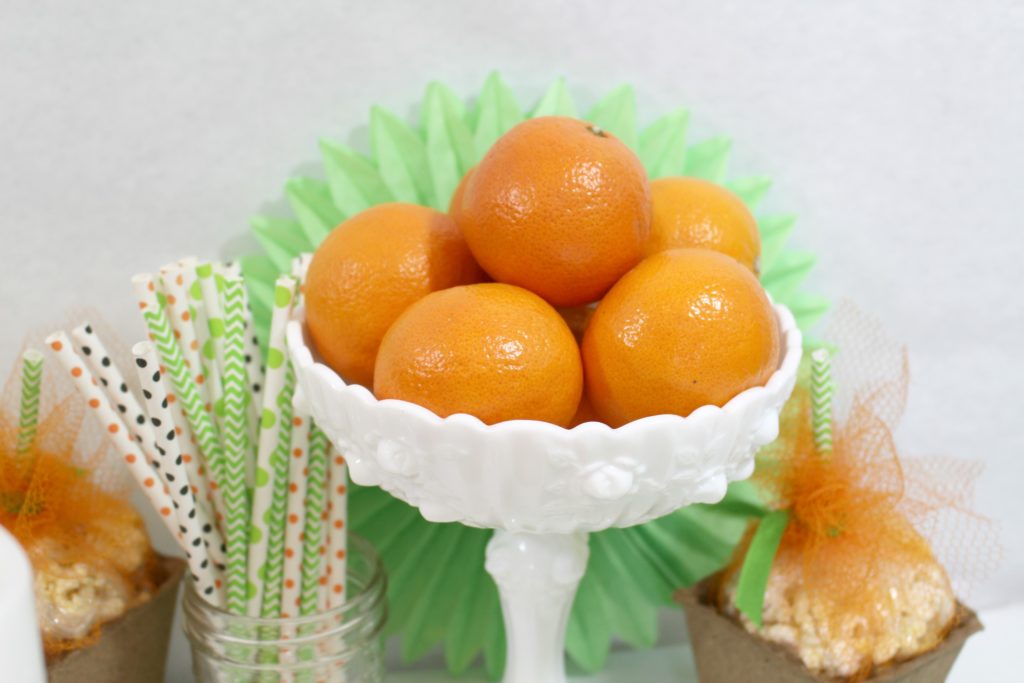 Fresh Tangerines are part of How to throw a healthy halloween party - jenny at dapperhouse blog