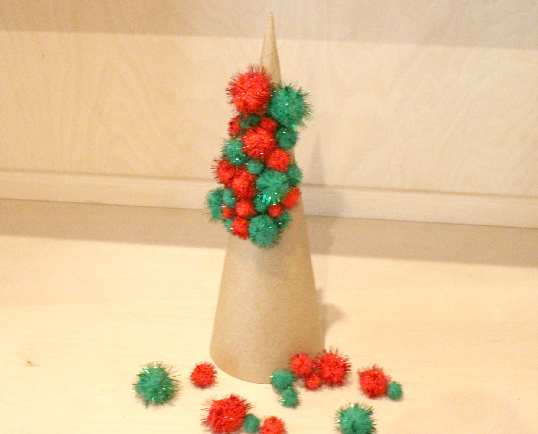 DIY Cardboard Cones Christmas Tree Home Decor Jenny at dapperhouse
