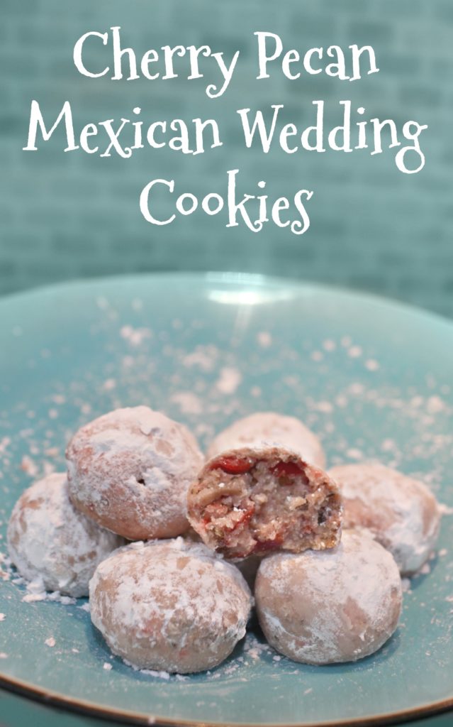 Cherry Pecan Mexican Wedding Cookies - Jenny at dapperhouse