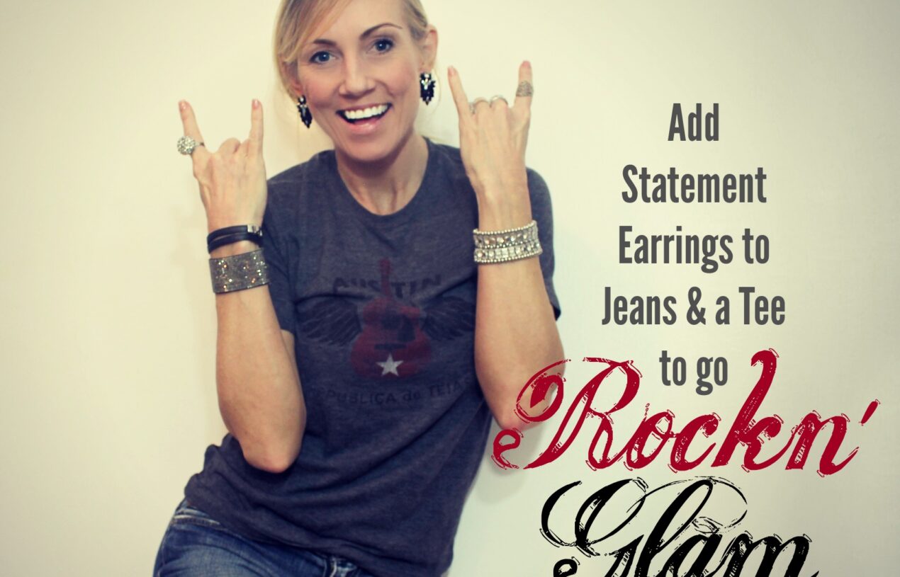 Get a Rock & Roll Glam Look with Statement Earrings