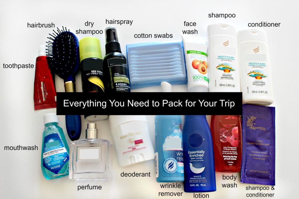 Everything You Need to Pack for Your Trip (besides clothes