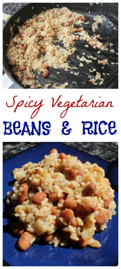 Spicy Vegetarian Beans & Rice Recipe - Jenny at dapperhouse