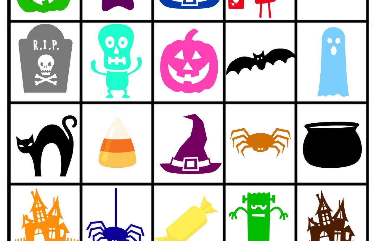 Free Printable Halloween Themed Bingo Cards