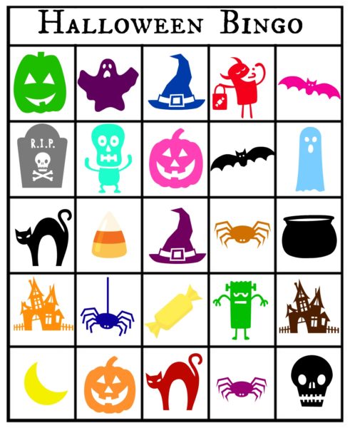 Free Printable Halloween Themed Bingo Cards - Jenny at dapperhouse