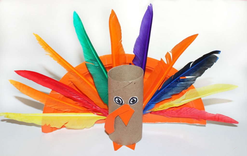 Diy Kids – Thanksgiving Turkey Paper Roll Craft – Jenny At Dapperhouse