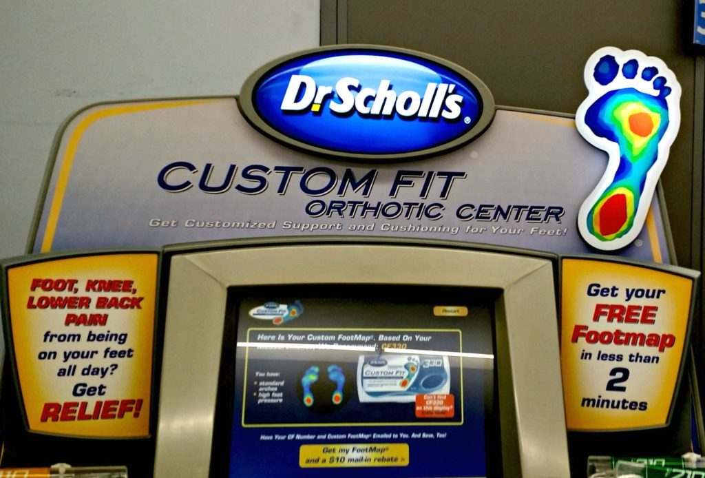 Dr scholls clearance fitting station