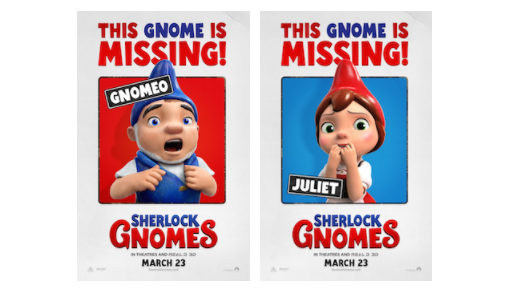 New Movie Coming Out “Sherlock Gnomes” 2018