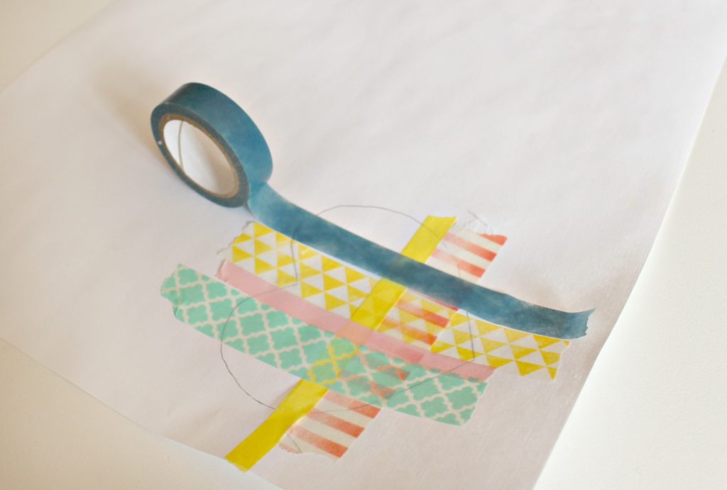 Washi Tape Heart Craft