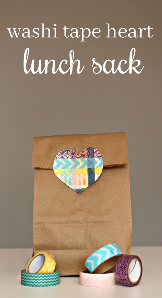 Washi Tape Heart Craft