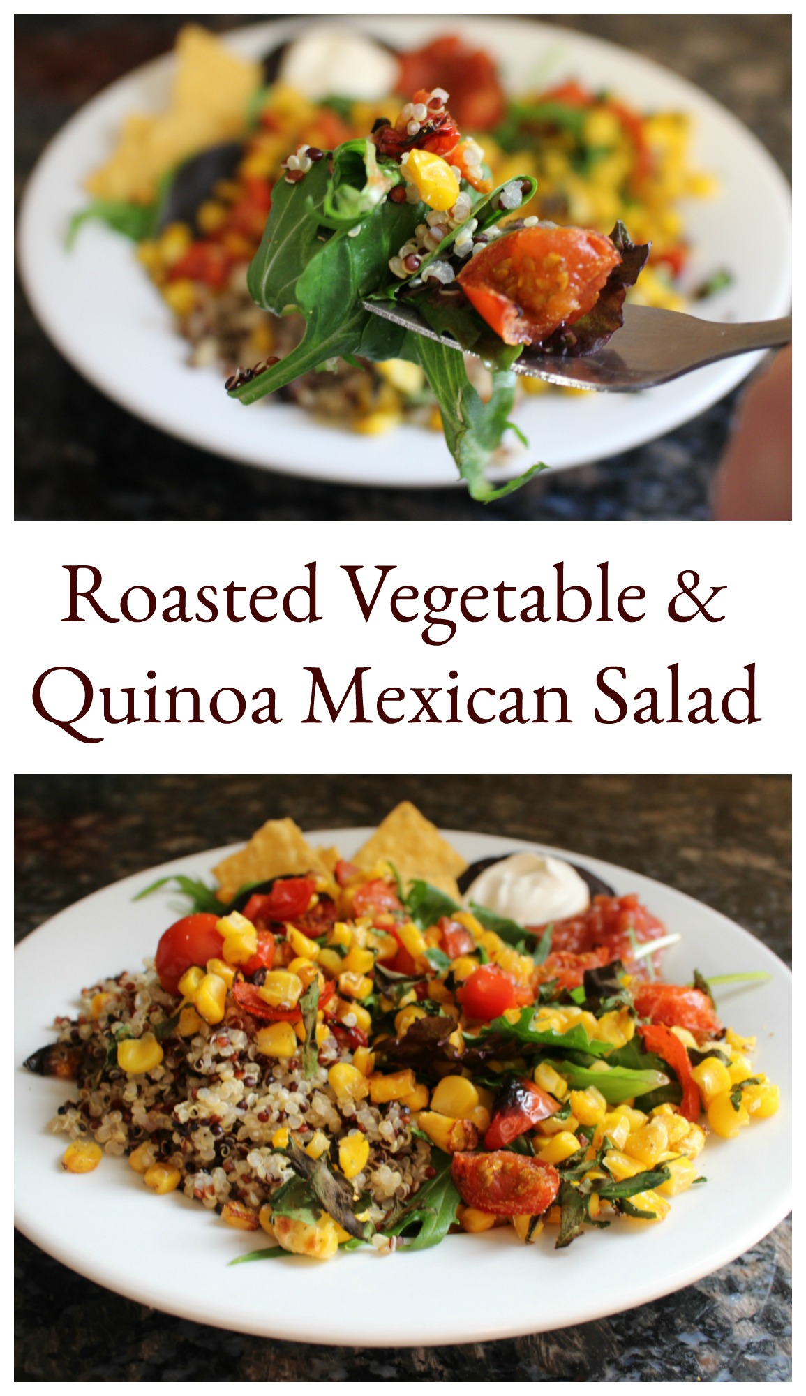 Roasted Vegetable and Quinoa Mexican Salad - Jenny at dapperhouse