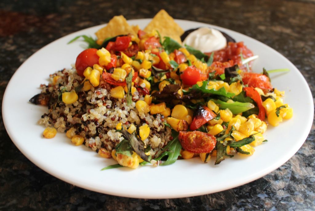 Roasted Vegetable and Quinoa Mexican Salad - Jenny at dapperhouse