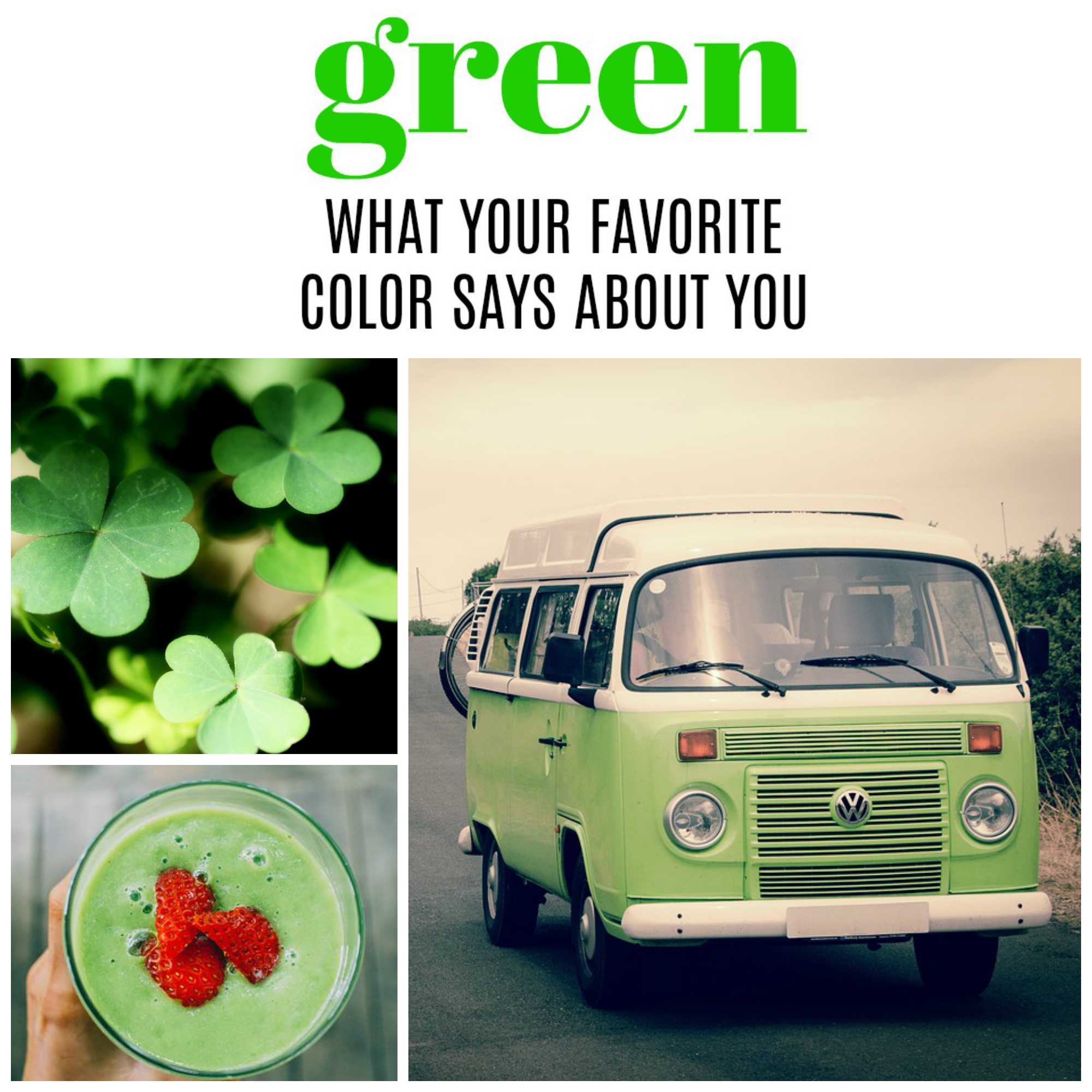 GREEN What Your Favorite Color Says About You Jenny at dapperhouse