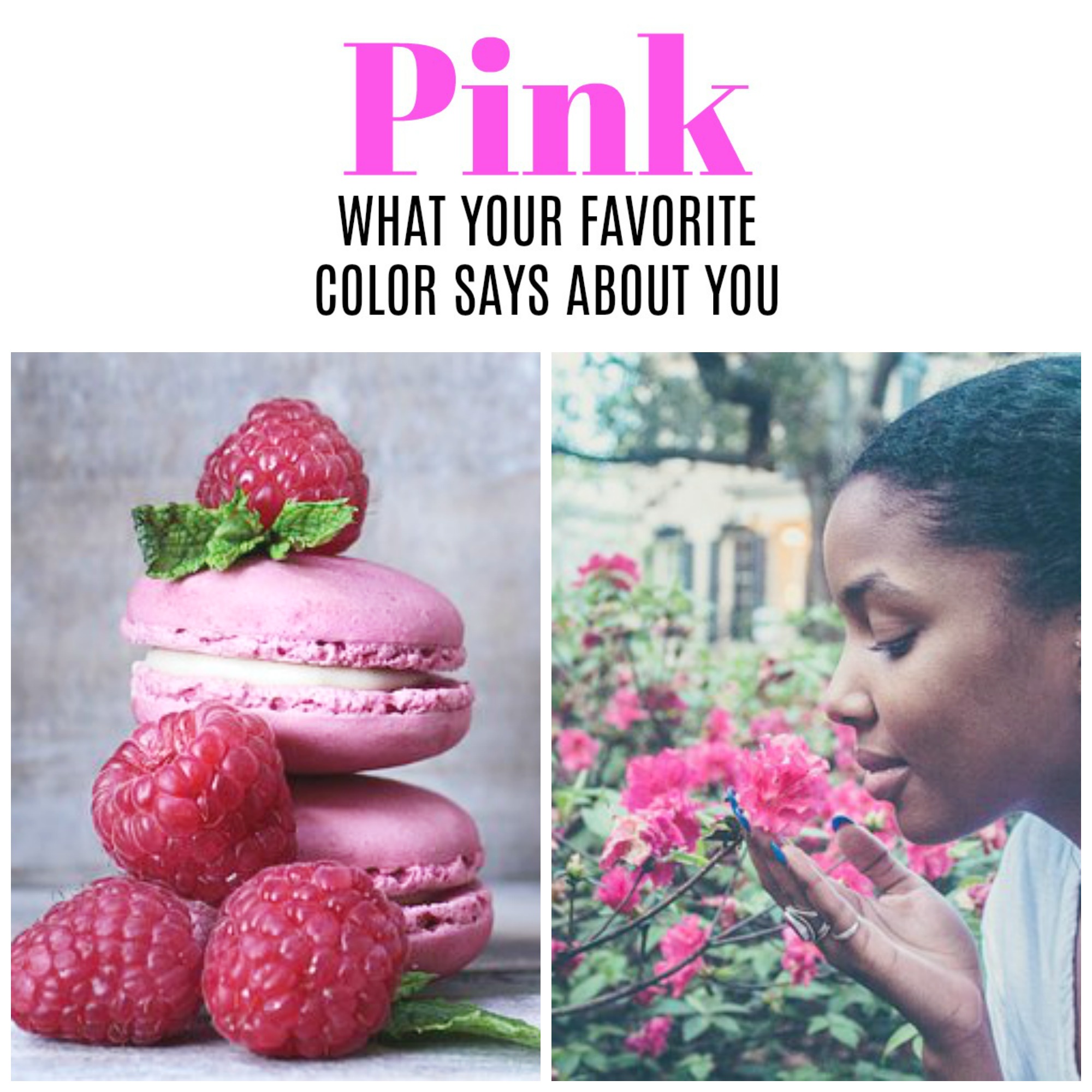 PINK - What Your Favorite Color Says About You - Jenny at dapperhouse