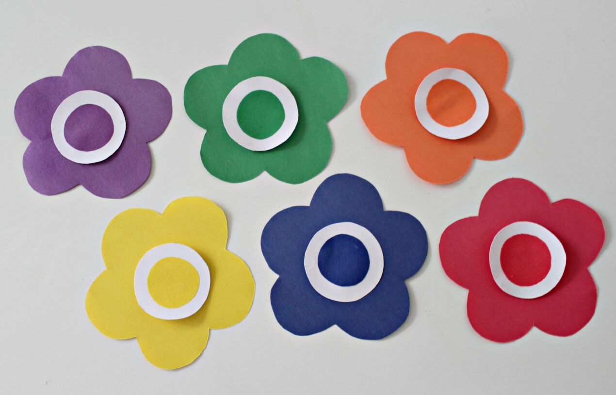 DIY Color Matching Flower Learning Game for Kids