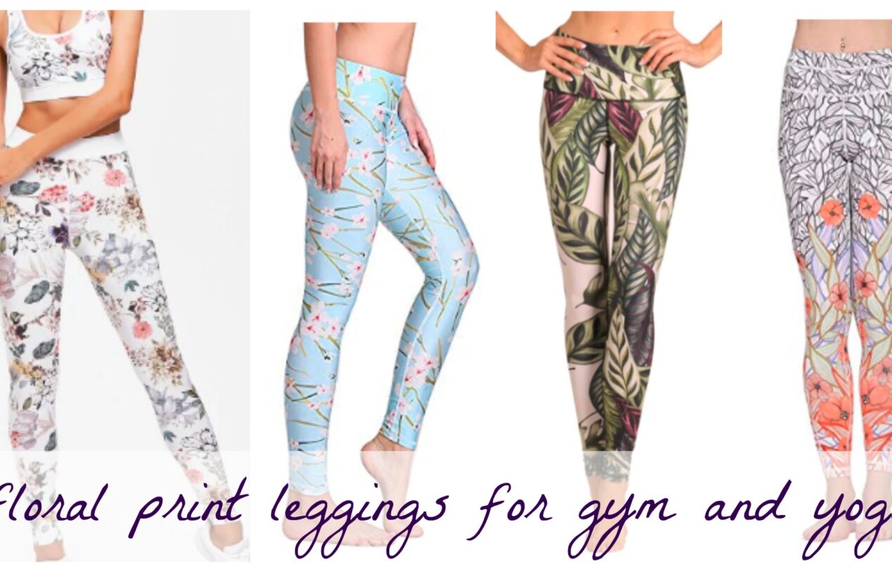 Buy the Cutest Floral Workout Leggings Activewear to Show Your Style