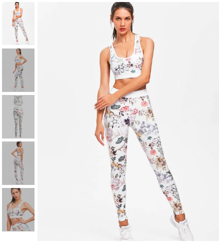 Buy the Cutest Floral Workout Leggings Activewear to Show Your Style -  Jenny at dapperhouse