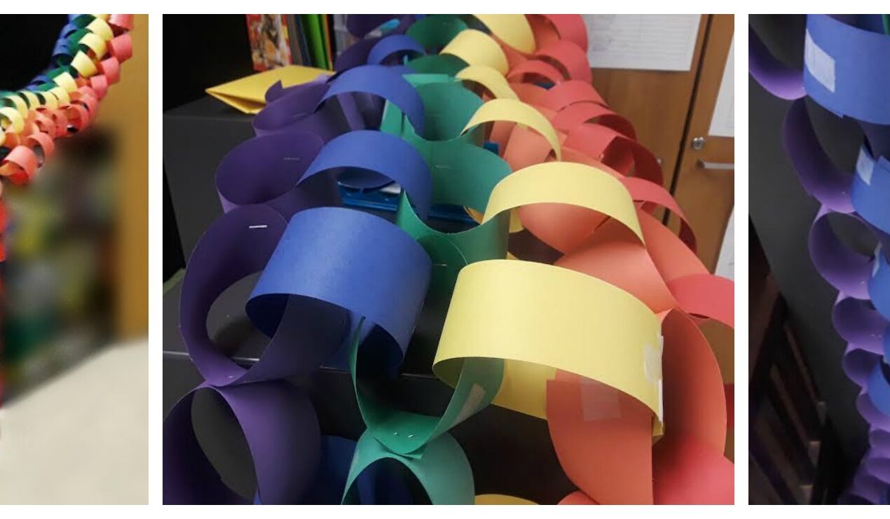 How to Make a Paper Chain Rainbow