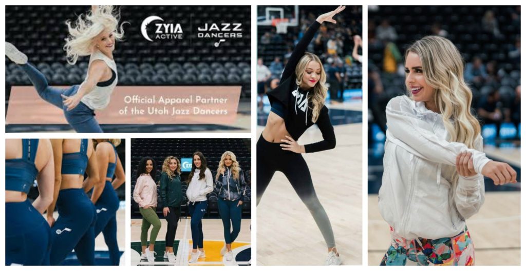 Utah Jazz - ZYIA Active, the new apparel partner of the