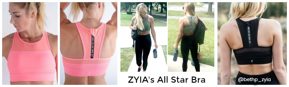 Zyia Red All Star Bra Size Large  Red sports bra, Sports bra, Full support  sports bra