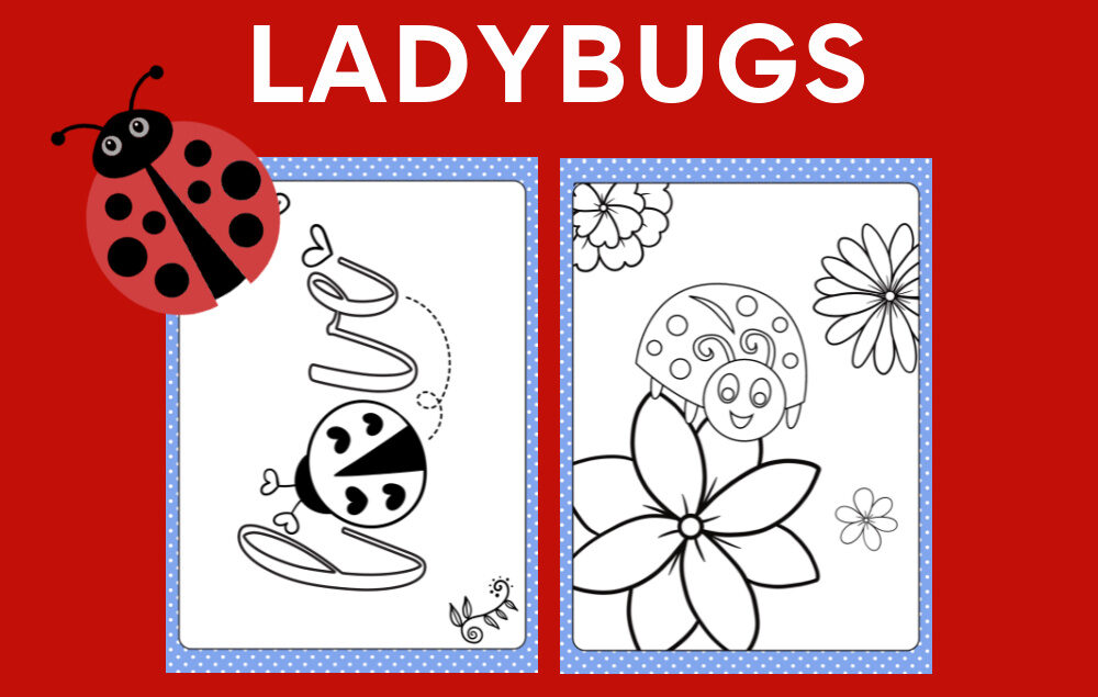 10 Free Printable Ladybug Coloring Pages and more