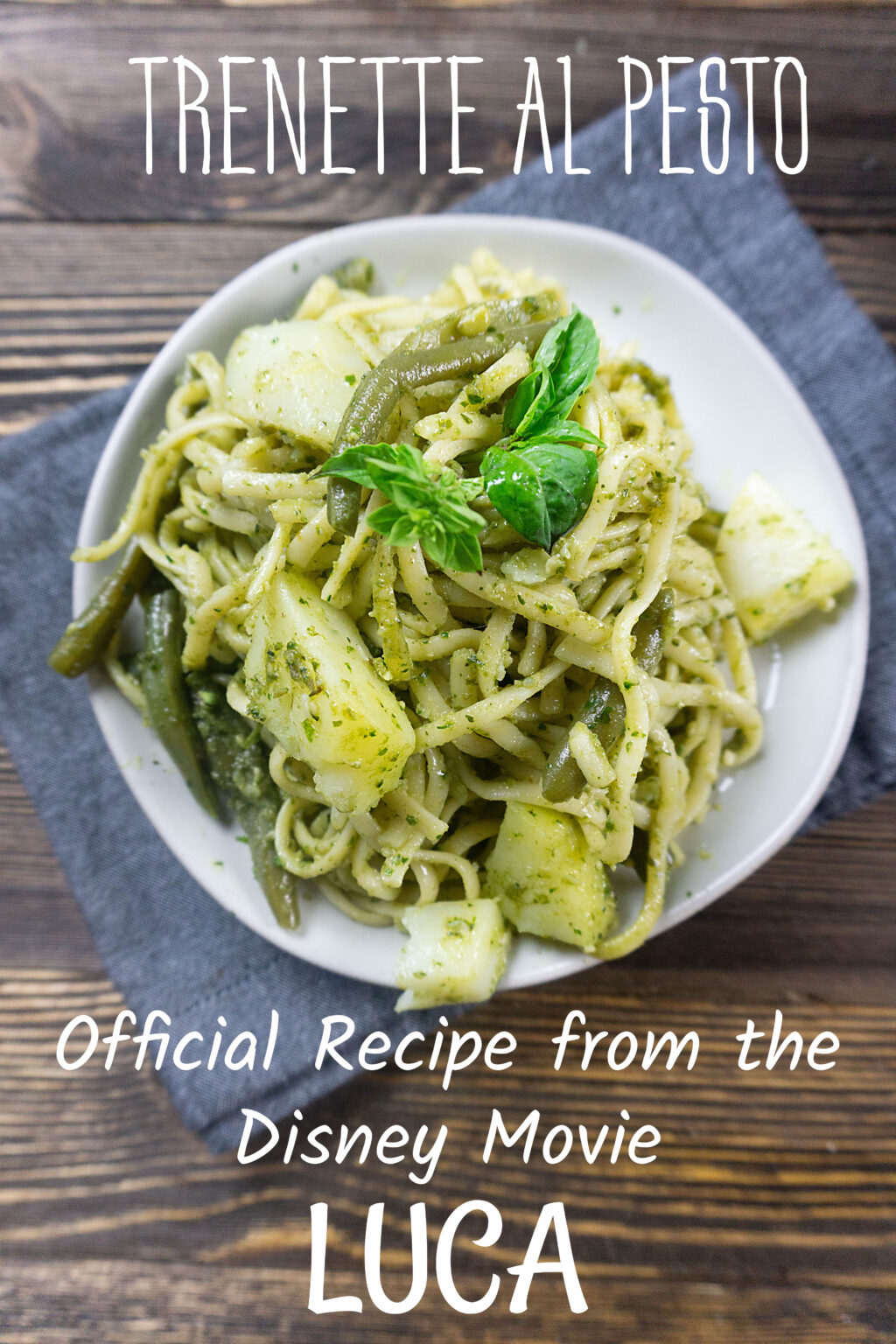 Al Pesto Recipe from the Disney Movie Luca Jenny at dapperhouse
