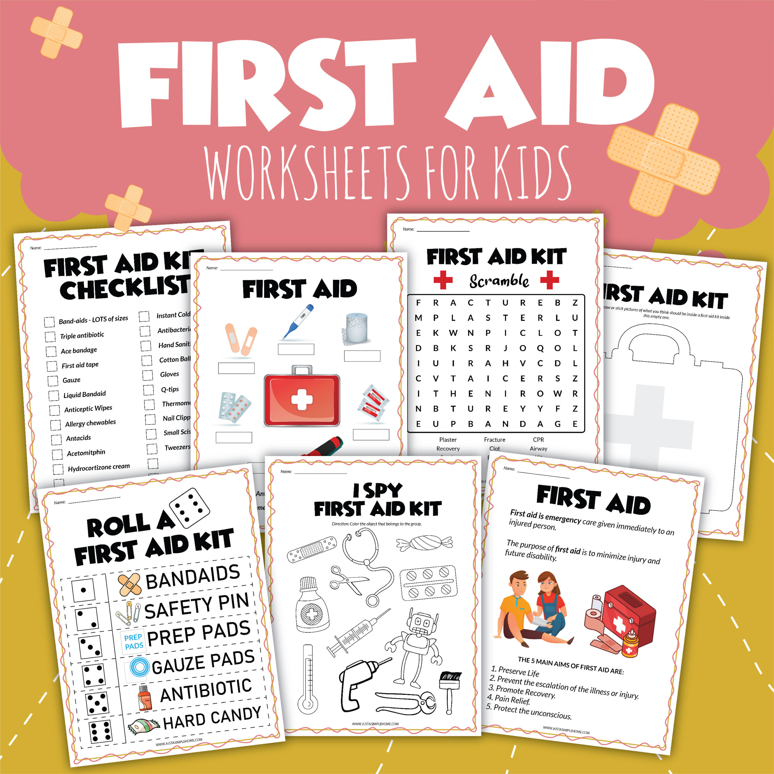 FREE Printable  DIY Travel First-Aid Kit with Printable Checklist