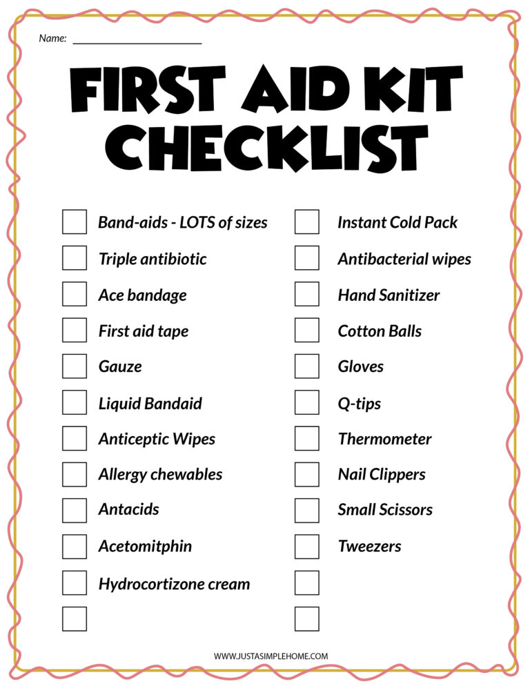 Free Printable Packet for Kids to Learn About First Aid - Jenny at ...