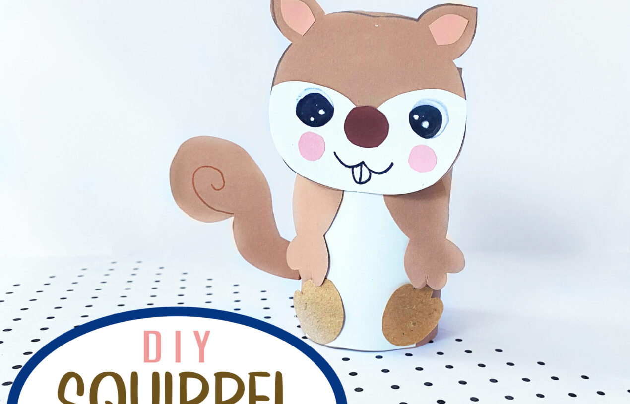 Tissue Paper Roll Squirrel Craft for Kids Ages