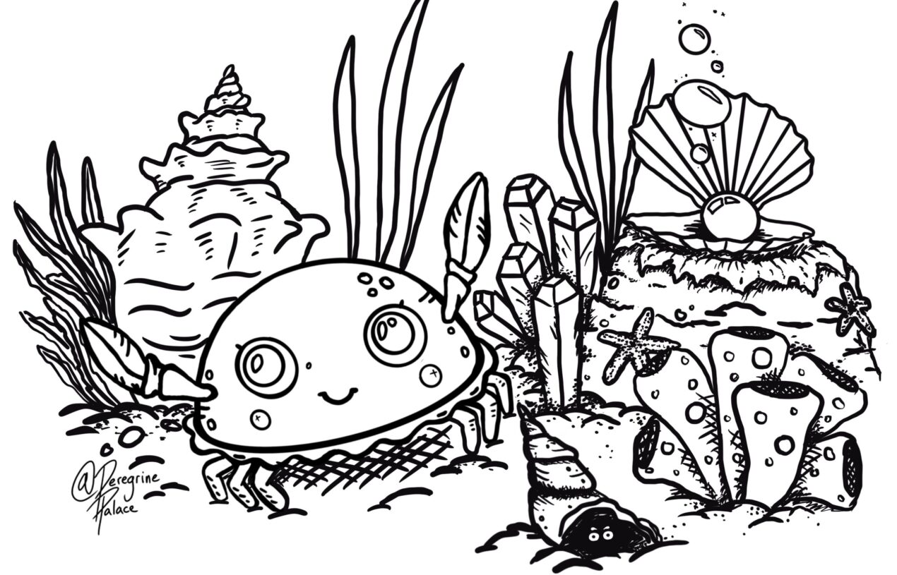 Free Printable Crab Coloring Pages